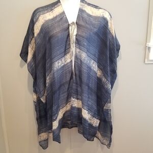 NWT Lane Bryant blue Kimono Overpiece - On…